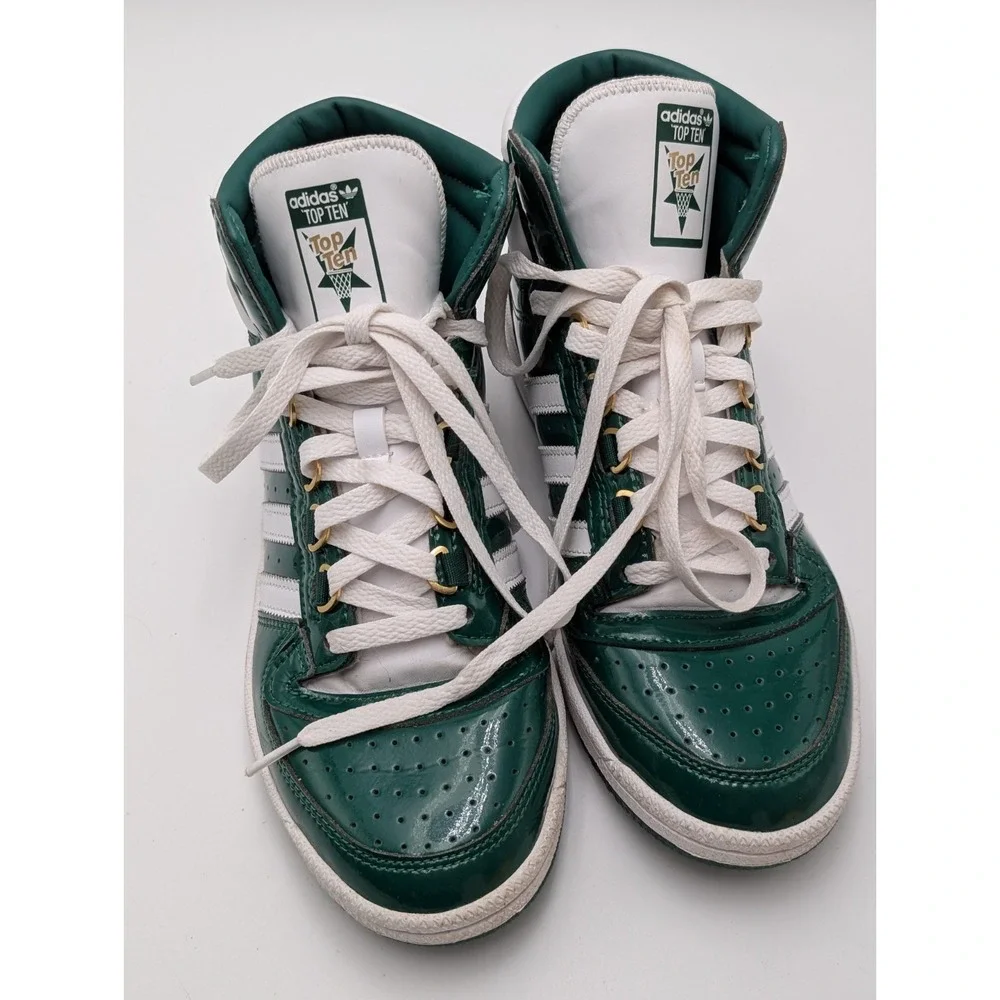 Adidas Originals Top Ten RB Men's Basketball‎ Shoes Green White Size 8 (FZ6192)